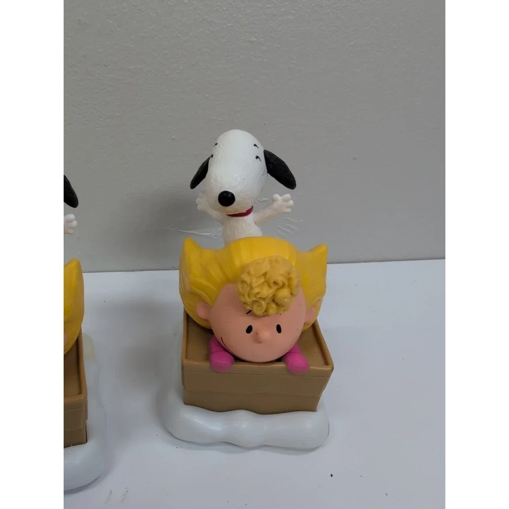 2 Peanuts Movie Sally and Snoopy Happy Meal Toy McDonalds‎ 2015